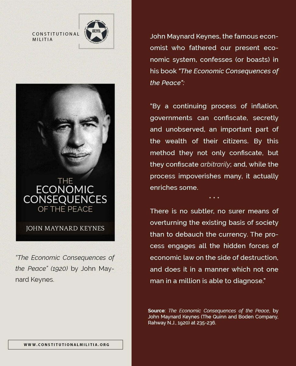 CONSMILITIA's tweet photo. When will "free market" advocates discover the real purpose of the Federal Reserve System?

@RonPaul  @DanaLoeschRadio @DLoesch @ChrisLoesch https://t.co/NsJ8kTx1n8