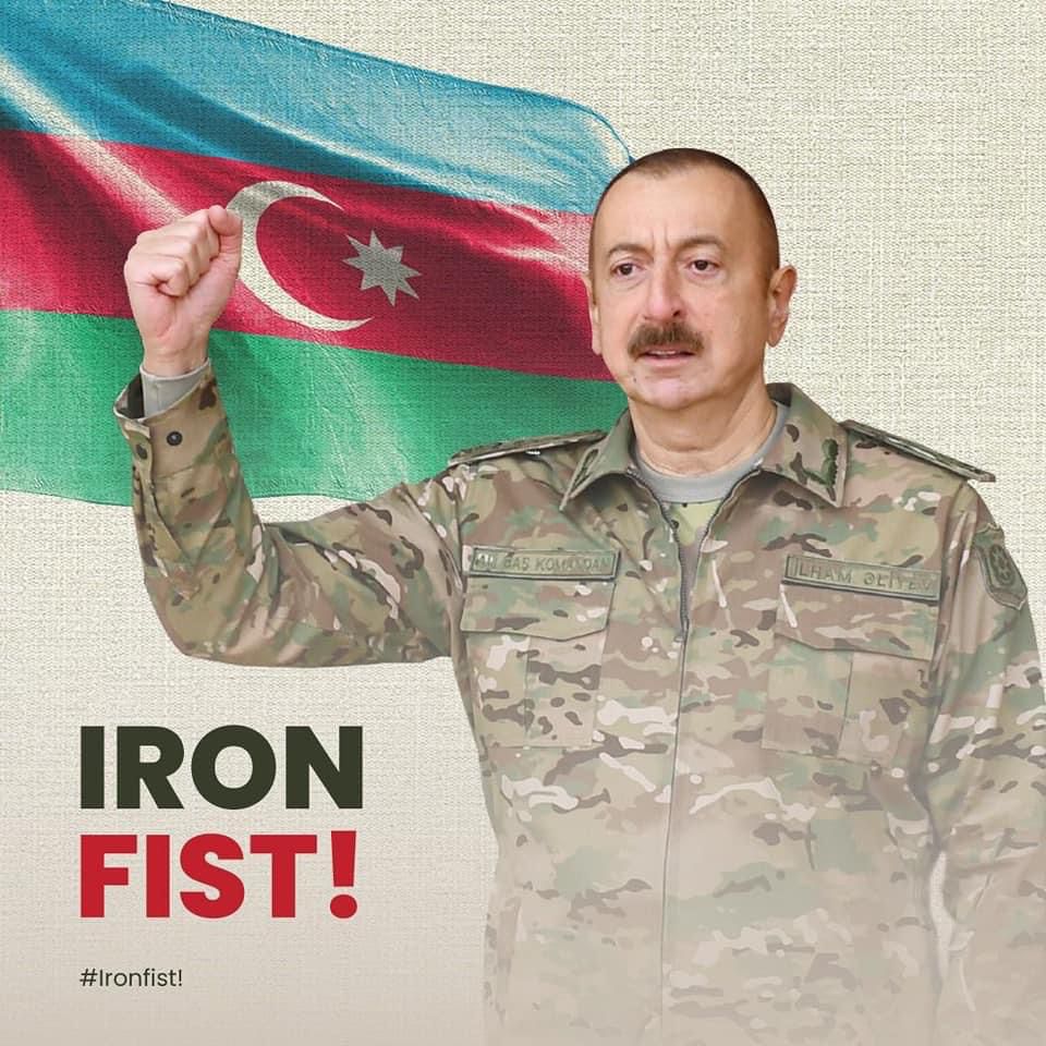 Bbaghirova1's tweet photo. #demiryumruq #IronFist #QarabağAzerbaycandir #sehidlerolmez #zefergunu #zəfərgünü https://t.co/itrQJNq5a8