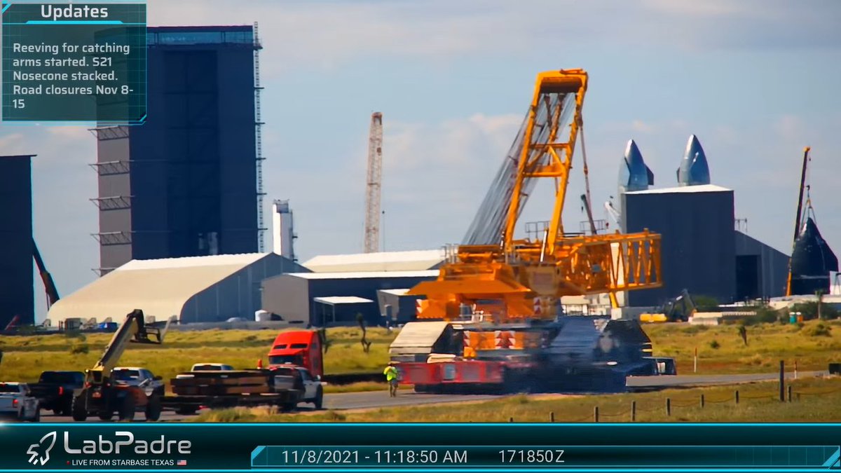 CowboyDanPaasch's tweet photo. Rollback hwy4. #MovingDay #Buckness #CraneX #SpaceX #Labcam24/7 https://t.co/Ey6VzdiuwV