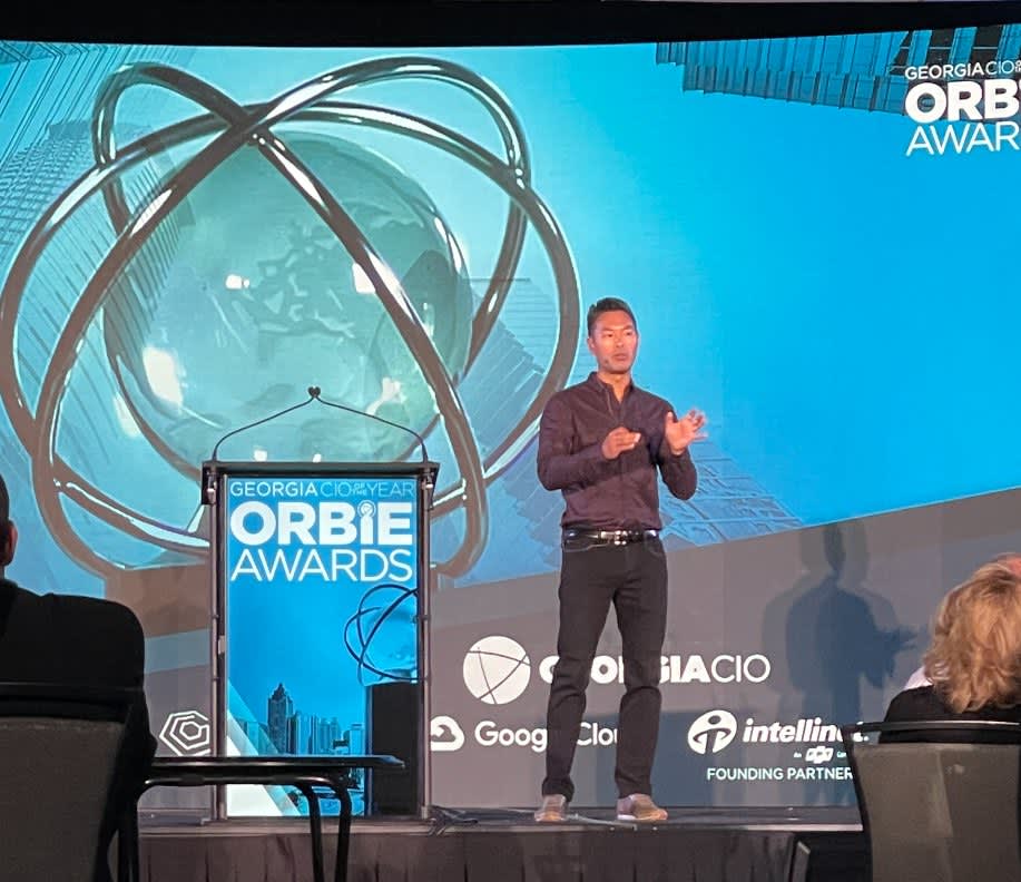 Check out our CEO <a href="/jedidiahyueh/">Jedidiah Yueh</a> taking the stage to deliver his keynote at the 2021 GeorgiaCIO #ORBIE Awards! 
👏Congratulations to all the winners! #CIO #technologytransformation