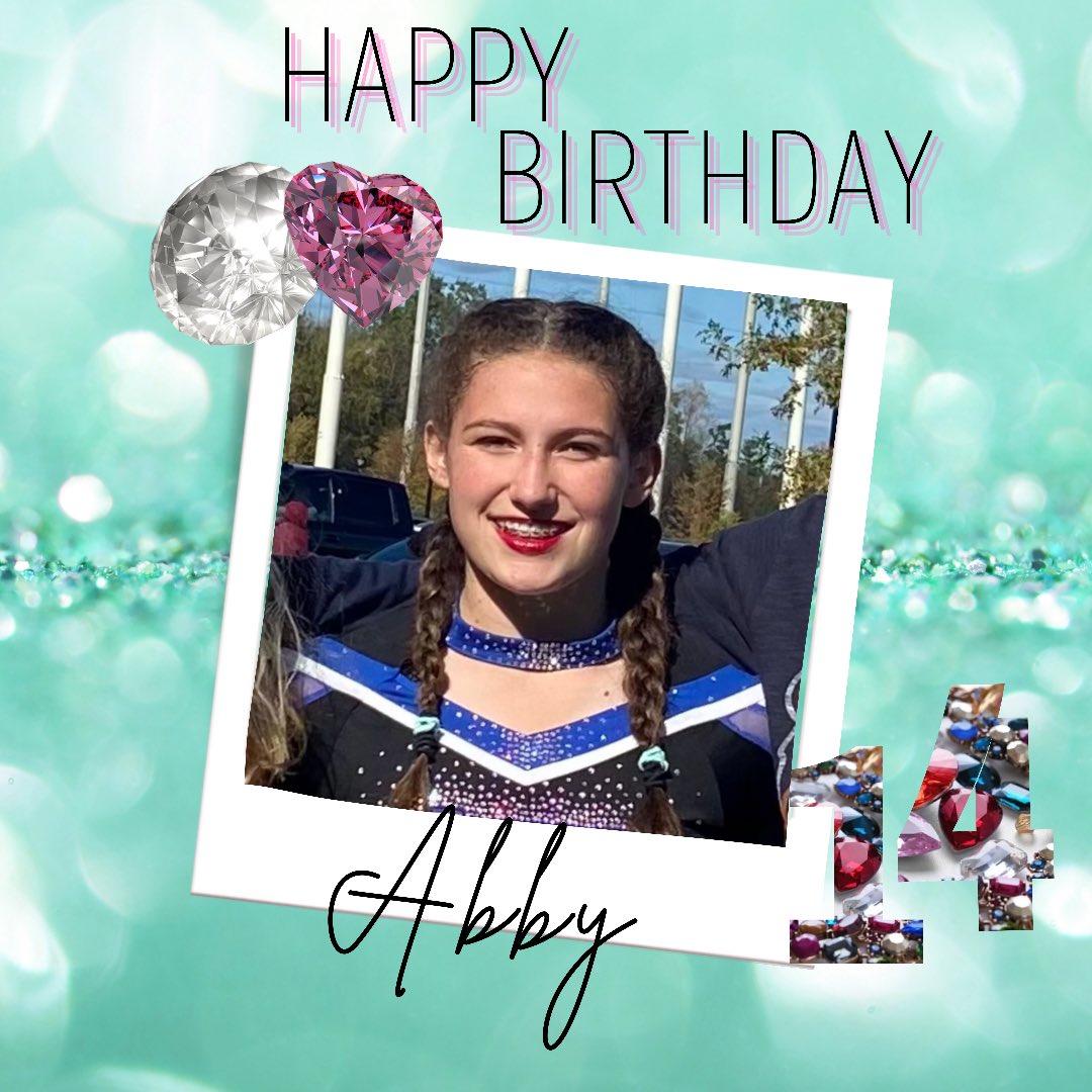 Happy 14th birthday Abby!! We hope you have a ton of fun today and have the best year ahead filled with so many blessings! 💙🎉🖤💎
#embassycats #birthdaygirl #embassyjewels <a href="/ca_charlottenc/">Cheer Athletics NC</a> #domin8