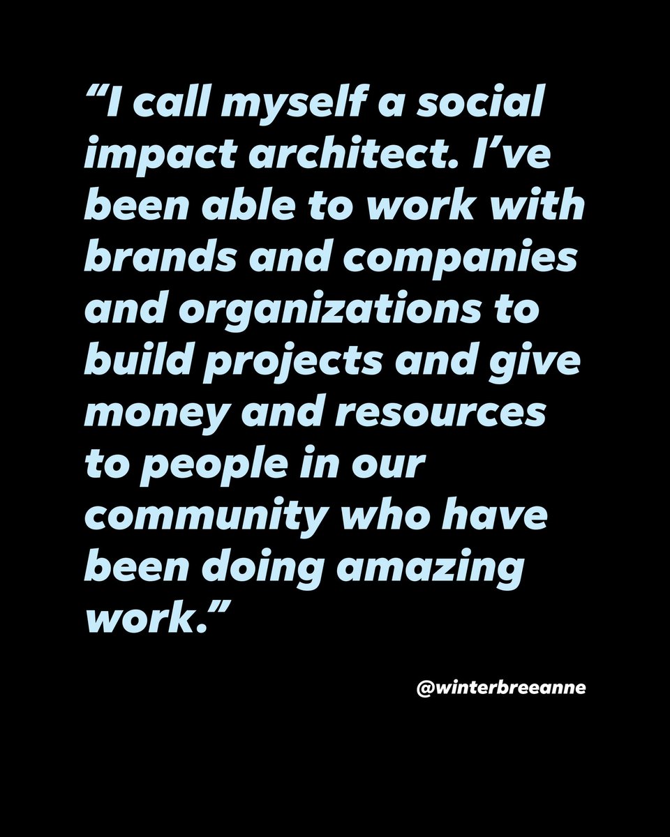 instagram's tweet photo. “I stay away from calling myself an activist. I’m just active.” — @WinterBreeAnne ❤️

https://t.co/EetIyt2UMD https://t.co/3LuSg5mNHN