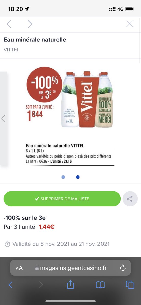 ThomasBidet's tweet photo. @Groupe_Casino quand vous proposez des promos dans un catalogue il faudrait aussi les appliquer en rayon !!! 
La phrase « autres variétés […] disponibles à des prix différents » veut bien dire qu’il ne faut pas faire la promo que sur 1 seule quantité !!
@CasinoEnseignes @dgccrf https://t.co/6RgXU7AetS