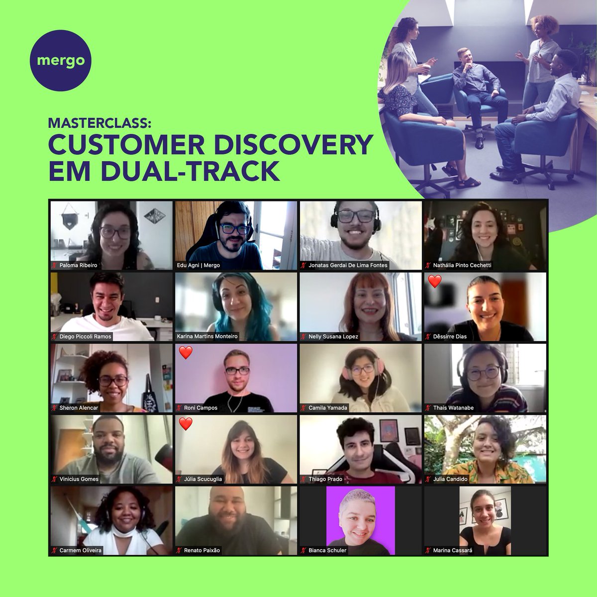 mergo_ux's tweet image. Nesse fim de semana, tivemos mais uma edição da turma de #UXWriting, com a Cris Luckner, #UXWeekend, com a Bianca Brancaleone, e Masterclass #CustomerDiscovery em Dual Track, com o Edu Agni. Ufa! Mas foram dois dias muito bacanas, com turmas muito interessadas. A gente adorou!