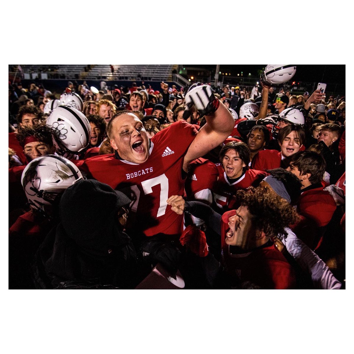 isaacmritchey's tweet image. Two Hail Mary’s from district championships last week.