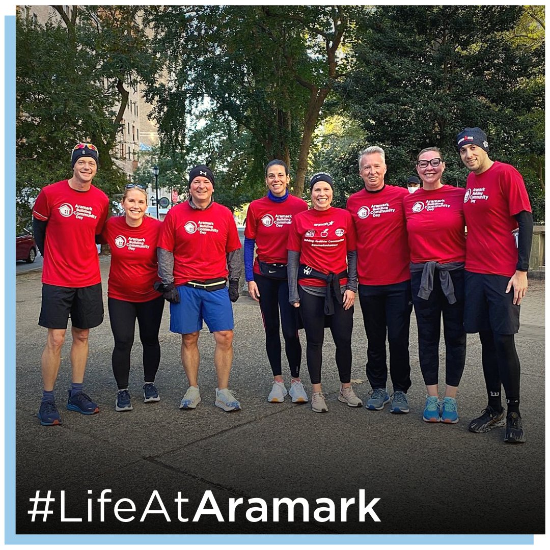 AramarkCareers's tweet photo. Weโre so proud of our Aramark Run Club members who ran in the Unified Fall Fest Torch Run, supporting our friends at Special Olympics Pennsylvania!
#LifeAtAramark #SOPAFallFest #AramarkVolunteer #NovaSpO #PursueWhatMatters https://t.co/zl0GNP0Nxq