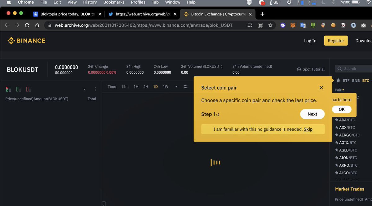 Herkese selam 17 ekim sabah 08:00 saatlerinde binance #blok ile alakalı bu tarz bir deneme yapmış sanırım:))
İnternetin derin devleti yakın bir kardeşim bana yazdı ve bu görseli gönderdi☺️
Yakında bir listeleme gelebilir😎✌️

web.archive.org/web/2021101720…