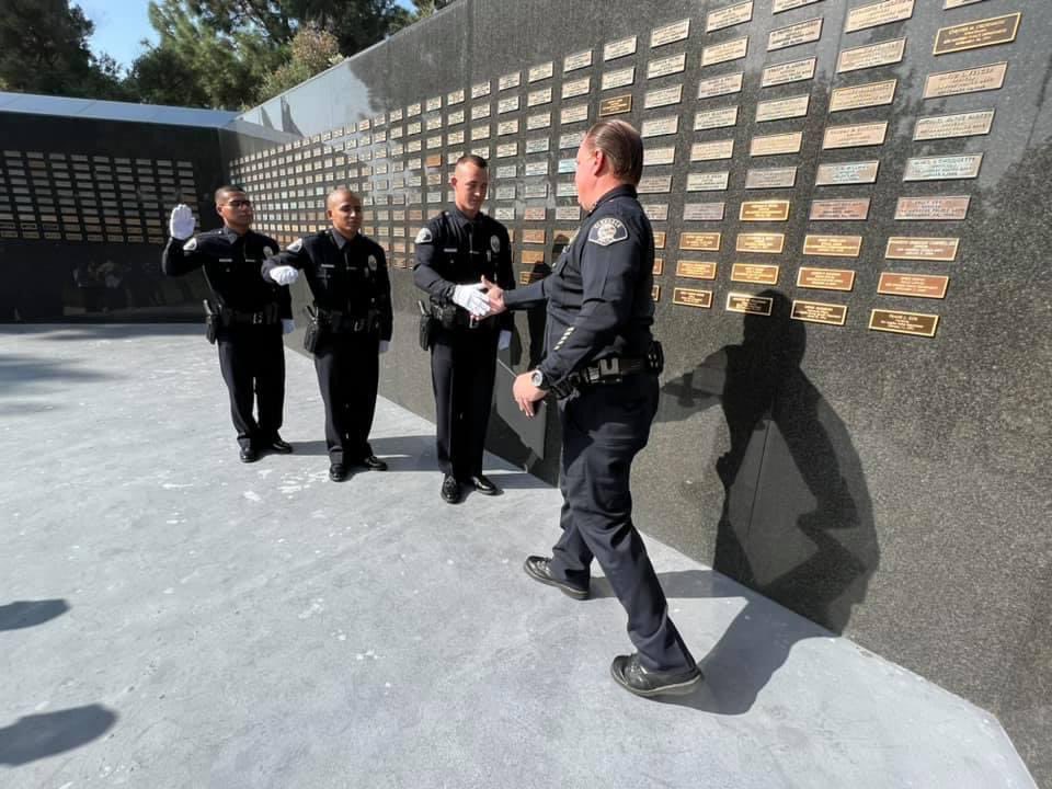 GlendalePD's tweet image. On 11/5/2021, Ofc. Iovino, Ofc. Flores &amp;amp; Ofc. Molina were sworn into the Glendale Police Department family by Chief Povilaitis.
These officers graduated today from LASD Academy Class 456
Congratulations to all of the officers and deputies from #Class456 !
joinGPD.com