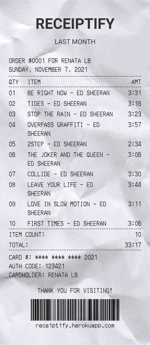 evermorenata's tweet photo. @edsheeran all of them apparently https://t.co/FO05TsmD90