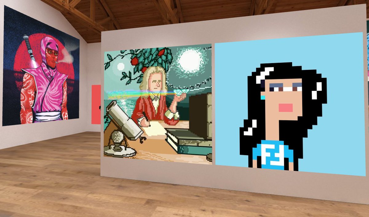 Bravepixels's tweet photo. #BravePixel
"Isaac Newton, The Greatest Mathematician" is officially on its owners's wall! @carsncryptonyc
Next to the Popular Punk #265 @popularpunksnft
What a great day! 🤩 https://t.co/gZjzHdHbut