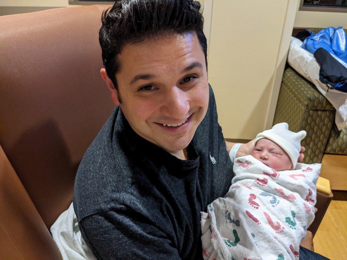 NikoTamurian's tweet image. The most amazing gift.
@FarahJadran and I are so blessed to welcome Baby Dario into the world.
He was born Saturday, Mom and baby are happy and healthy.
Shout out to Mama, who not only anchored through contractions but was so incredible in bringing our little boy to the world.
