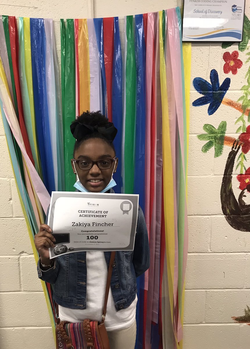 KnoxSODlibrary's tweet photo. Great job to these scholars who have coded 100 lines on Tynker! #teamsod #steamselma @gotynker https://t.co/pPvJh4Y7fz