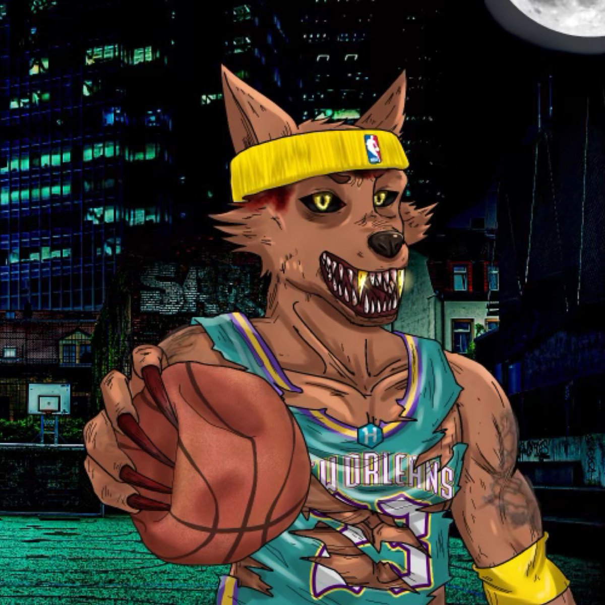 My first NFT project @BloodMoonNFT! Join the discord and get ready for launch 11/11 pre sale, 11/13 public sale! NYC billboard went live Friday morning! 
What up <a href="/StephenCurry30/">Stephen Curry</a> <a href="/VonMiller/">Von Miller</a> <a href="/SHAQ/">SHAQ</a> <a href="/tobias31/">τobias Harris</a> discord.gg/bloodmoonnft