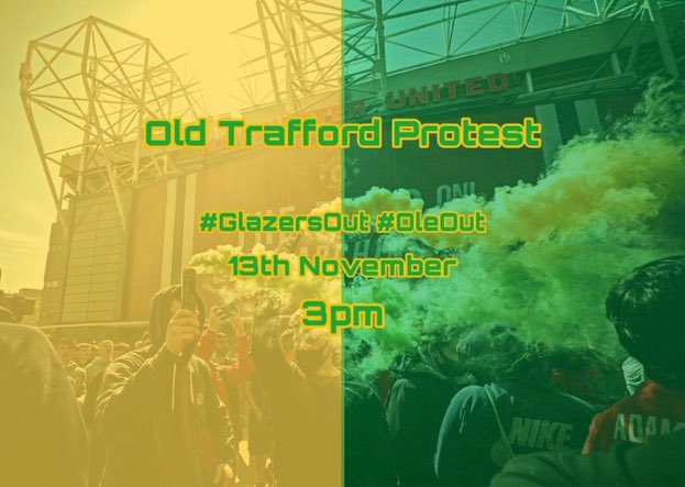 Mos_l4's tweet photo. عفارم عليكم يا رجاله #OleOutNow #OleOut #GlazersOut #MUFC https://t.co/K9UKBNNdEW