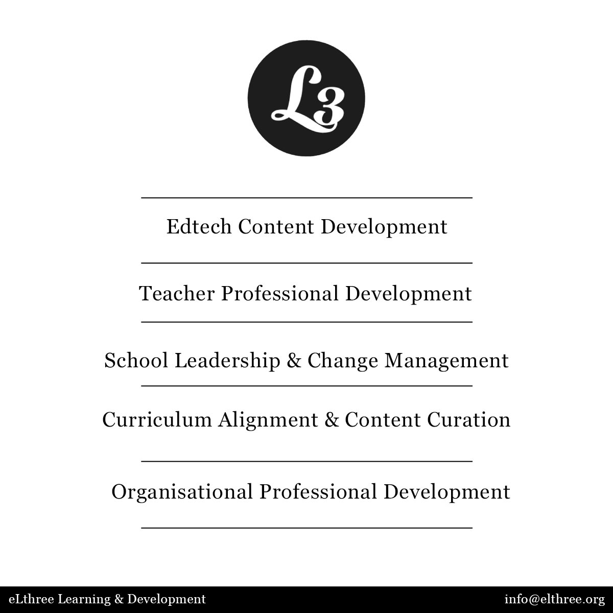 sampsulo's tweet photo. Education consultancy services. We got you.  #L3 #education #edtech https://t.co/KEnvlVBNuR