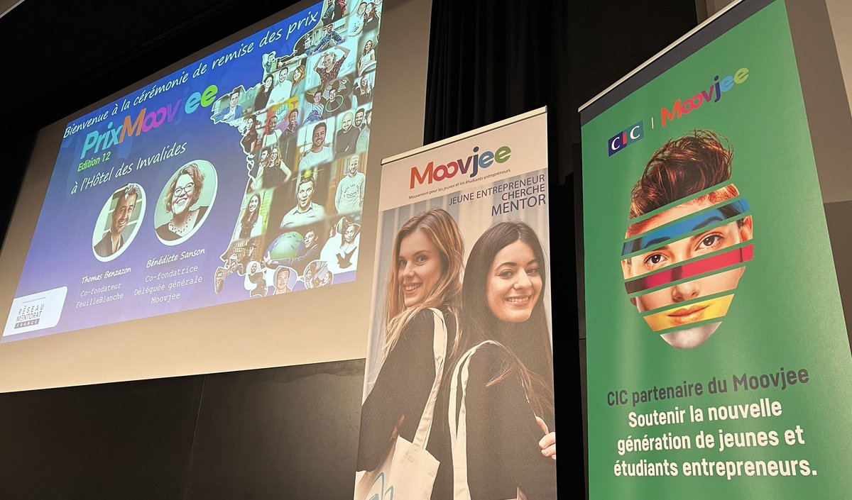 En direct des Invalides pour la cérémonie de Remise des Prix Moovjee 2021 animé par <a href="/ThomasBenzazon/">ThomasBenzazon</a> et <a href="/BeneSanson/">Bénédicte Sanson</a> en présence et sous le haut patronage de <a href="/sarahelhairy/">Sarah EL HAÏRY</a> ! Découvrez les lauréats de la 12ème édition 🏆😍Suivez le direct 👉urlr.me/fcGyX