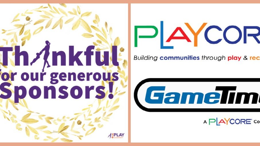 USPlayCoalition's tweet photo. #GivingThanks to #PlayConf21 PLATINUM sponsor @playcorenews - @gametimeplay π€©They strive to build #healthy #communities thru #play & #recreation plus #research - Don't miss the #WePlayChat 11/10!
#thankyou #Thanksgiving #ThankfulForPlay #SponsorSpotlight https://t.co/r4vv9YUwOv