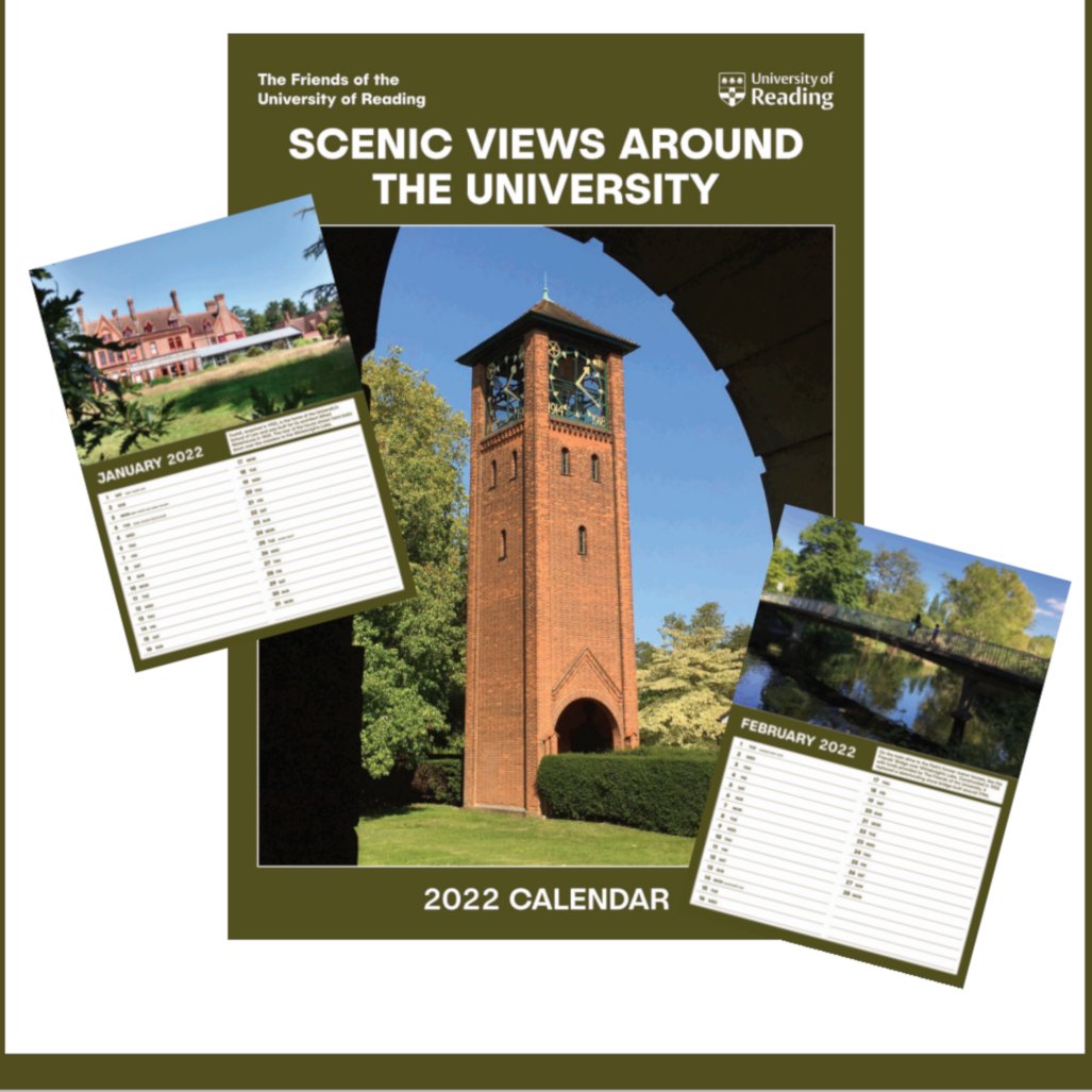 2022 Calendar - Scenic Views around the University now available to order at thefriends.org.uk/calendar Excellent for Christmas presents!