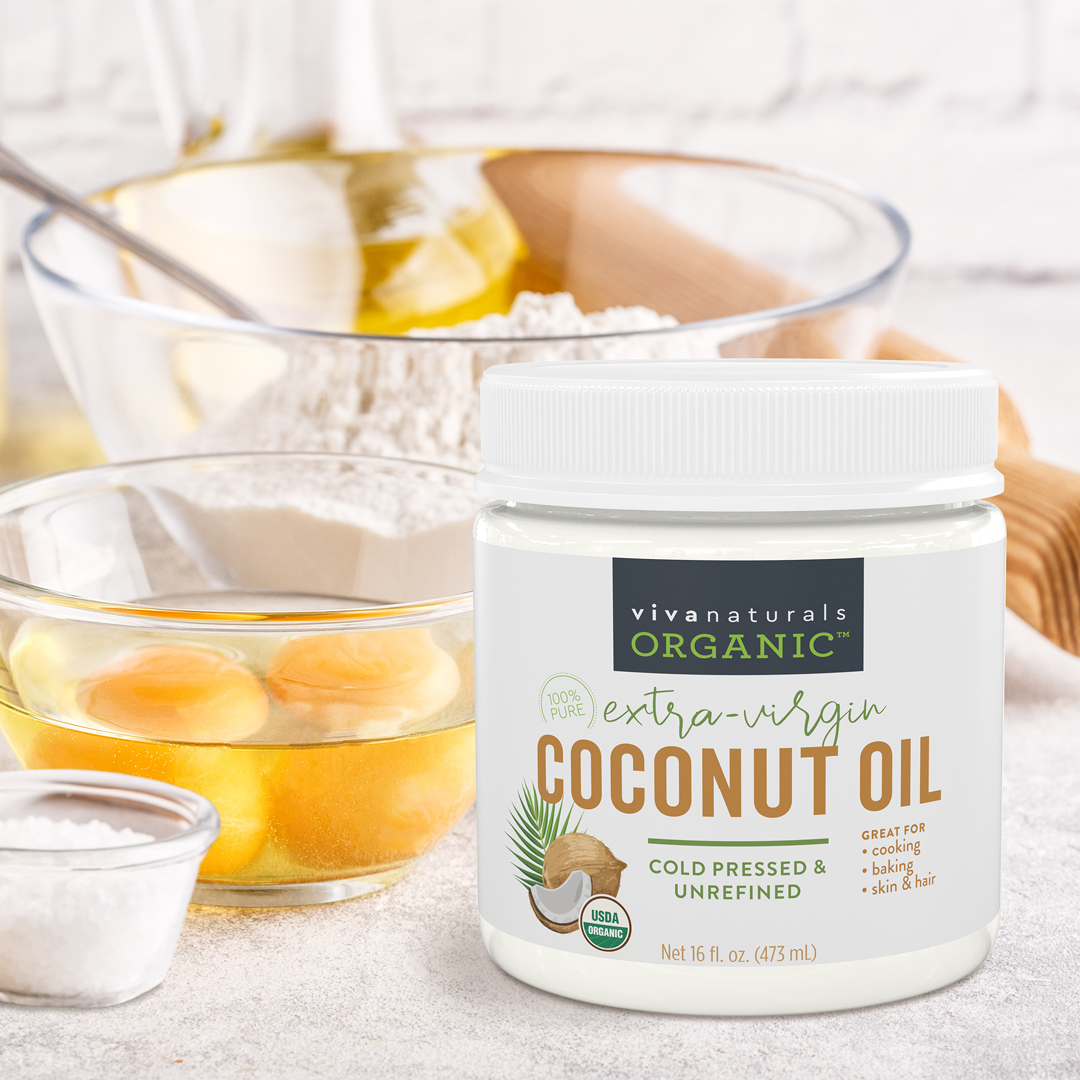 Coconut oil is the perfect butter alternative for all your holiday treats. 

If you don’t have any in your pantry, get a jar today so that you’re ready for all your holiday baking fun! 
Shop at vivanaturals.com 

#coconutoil #holidaybaking #dairyfree #dairyfreerecipes