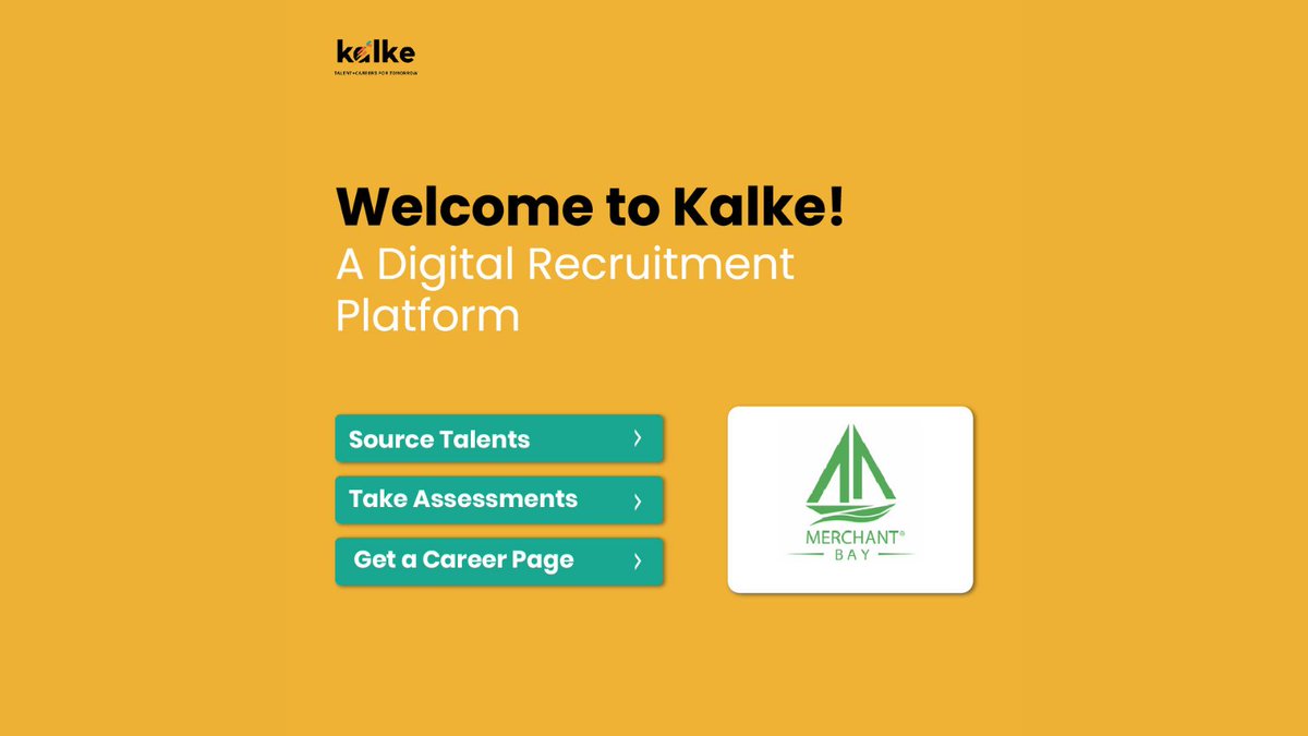 kalkeHR's tweet photo. We're excited to announce that Merchant Bay has been added to Kalke's platform, https://t.co/yieAVKd81I! 

Are you interested in learning more about the job opportunities at Merchant Bay and other prestigious companies in BD? Visit Kalke's website at https://t.co/yieAVKd81I https://t.co/nByI8Wzw6s