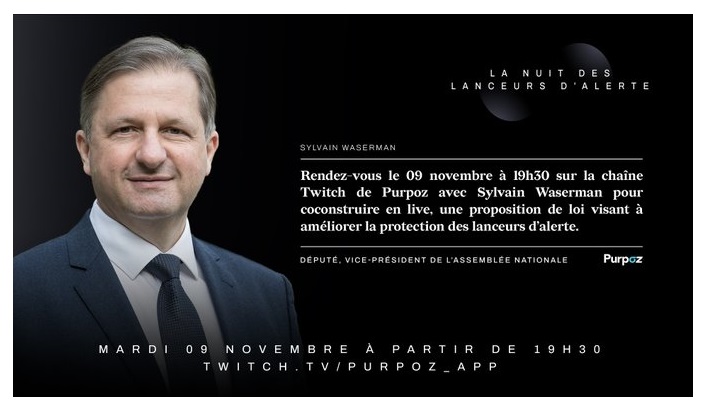 OccOsdei's tweet photo. Parlementaires, défendez les #lanceurs d’#alerte !
Amélioration &amp; adoption des #propositions de loi n°4375 et n°4398 !
https://t.co/qhNlHRumzS
#proposition député Sylvain #Waserman #groupe #Modem #GrandEst à #AN #Commission des #lois au #parlement #LREM 
@YaelBRAUNPIVET https://t.co/KhVuNYwUSi