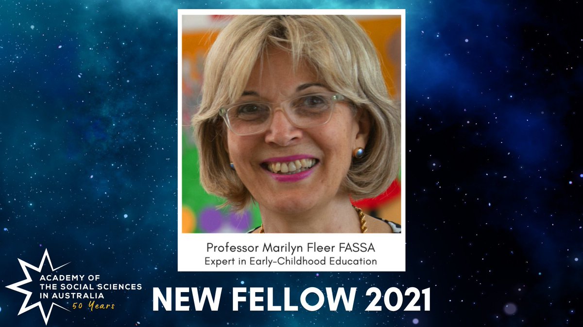 AcadSocSci's tweet photo. Congrats to new Fellow Laureate Professor Marilyn Fleer from @MonashUni. She is an international leader on the development of #preschool children’s concepts of science + technology. Find out more: https://t.co/x9YciJWY54 @MonashEducation @arc_gov_au @MarilynFleer @EarlyChildAust https://t.co/qjxL43kMvu