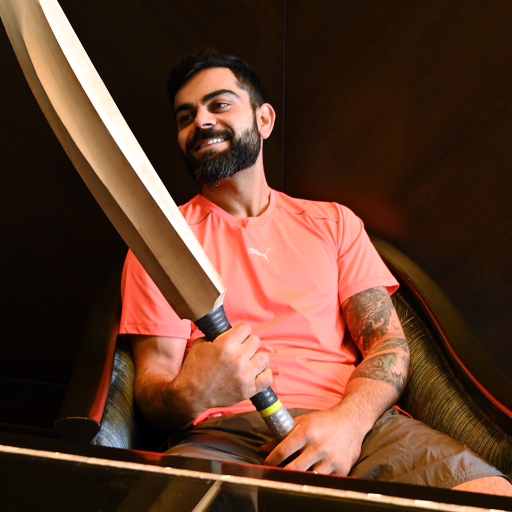 pumacricket's tweet photo. The last charge. Captain Forever @imVkohli 🙌🏼 #INDvNAM https://t.co/hh1xFUXmxS