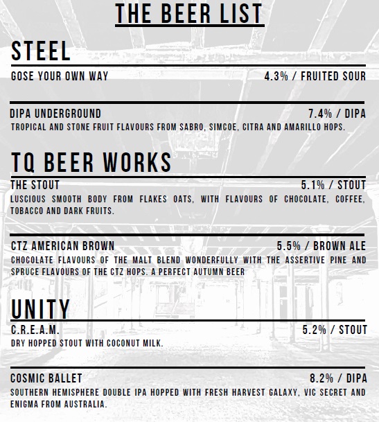 MXVbeerfest's tweet photo. Here it is! The full beer list for MXV Festival (R-Y on this tweet) this Friday 12 and Saturday 13 November.  don't miss out on 52 beers pouring in every session from 26 of UK's best craft breweries. Tickets:https://t.co/lImbHbNGJl
Let us know which ones you are excited to try! https://t.co/hBYKAmjV42