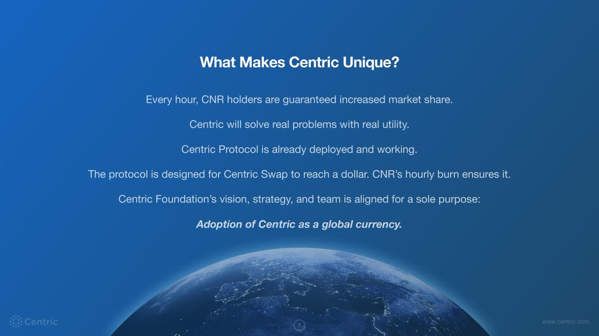 CentricFanatic's tweet image. $CNR. Because no one can manipulate it. Yields me more $CNS hourly. Increases, instead of decreases, my market share % every hour.