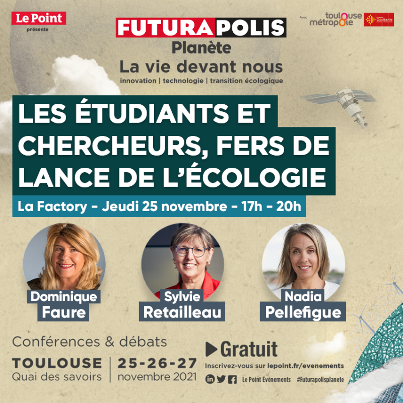 LePointEvents's tweet photo. Après 2 ans de crise il est temps d'inventer le futur! RDV à la #Factory #FuturapolisPlanète le 25/11. Soirée dédiée aux entreprises &amp; à l'#eco. Quel monde d'après ? Comment composer avec l'inattendu? @FaureDominique @NadiaPellefigue @KatayounePanahi @serge_sassus @sylvain_vidal