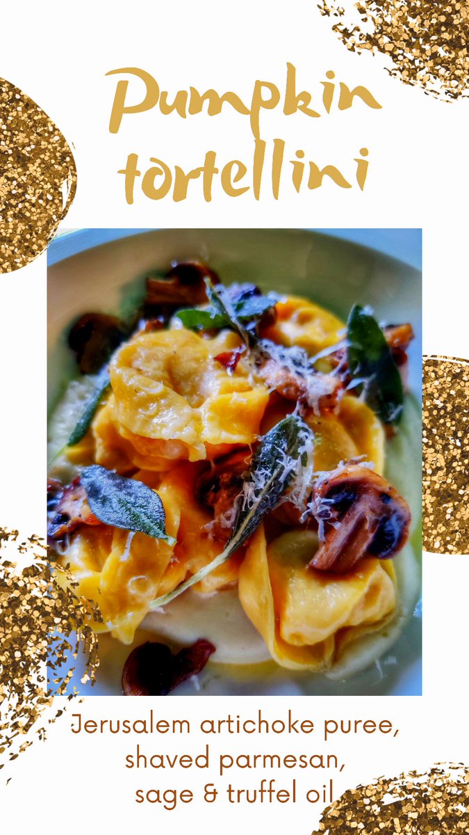 #pumpkin #tortellini is on our menu. Come and have a bite of this divine italian food 😋