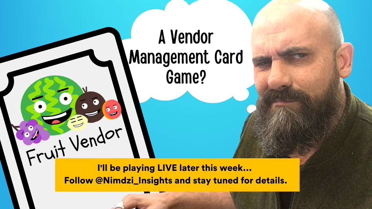Fruit Vendor is a card game designed to help players learn the ins and outs of #localization #vendormanagement. Pick vendors that suit the needs of different projects, but watch out for Bad Apples!
Just ordered my copy... #l10n #tabletop #cardgame zurl.co/ogDC