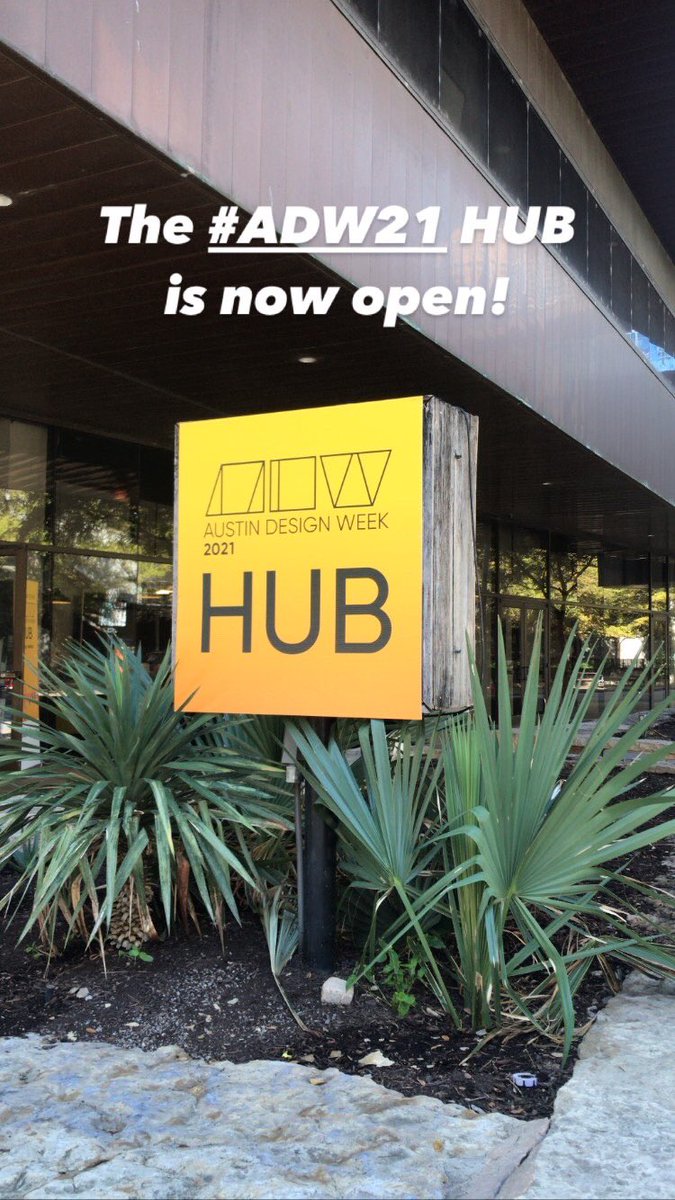 atxdesignweek's tweet photo. The #ADW21 Hub is now open! ✨

Stop by today until 5pm to grab a snack or drink, make a zine, hang out, and say hello. More info here 👉 https://t.co/hT6s40W1fo https://t.co/TbvvAGIo5H