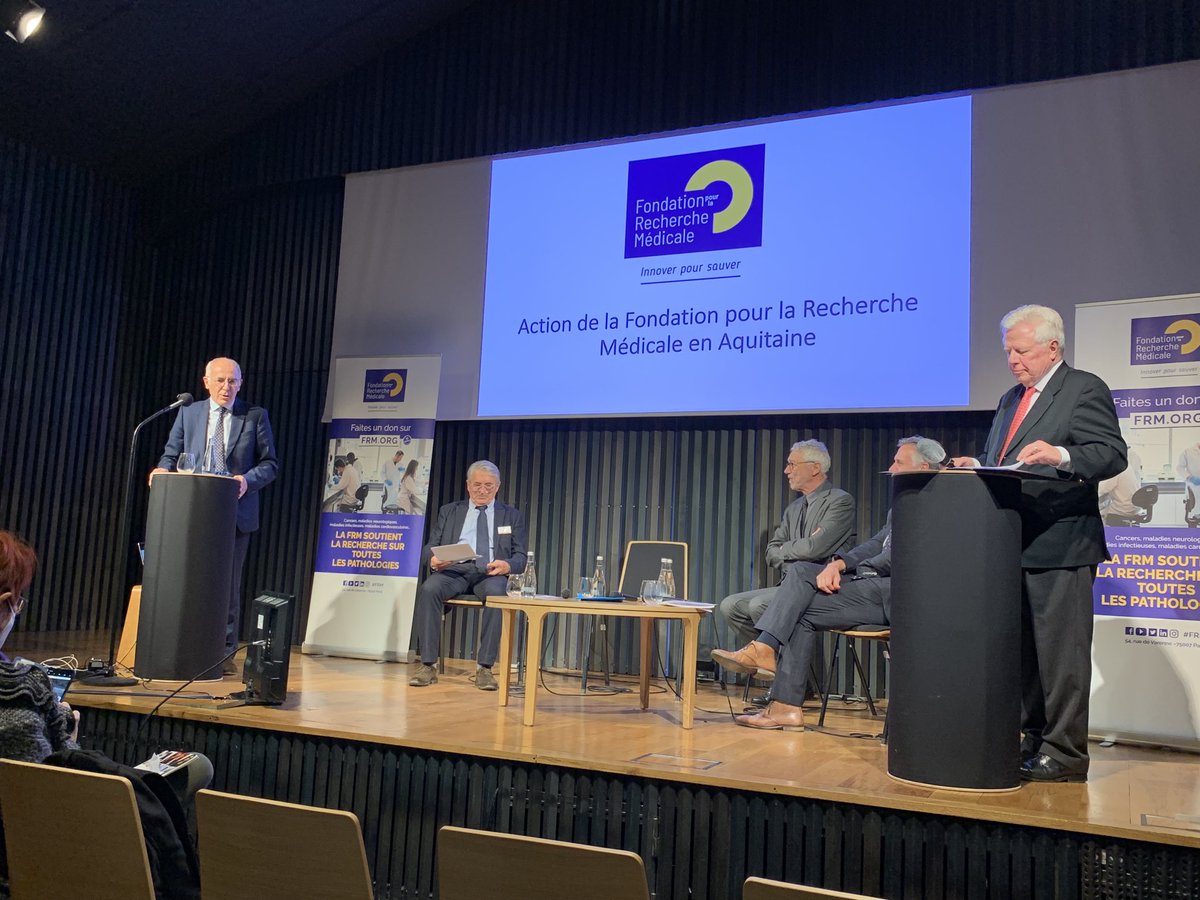 Intervention de  ⁦@mtunondelara⁩ a la soirée #fFRM sur le thème « oui la recherche biomédicale avance »
