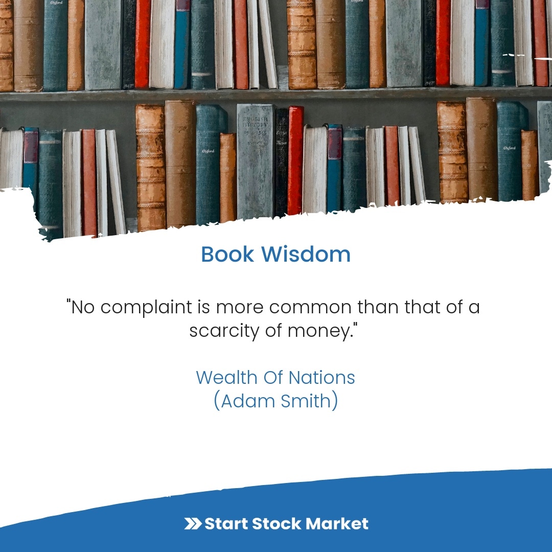 StartStockMkt's tweet photo. A famous quote by Adam Smith is the book ''Wealth Of Nations'.
.
.
.
#bookwisdom #adamsmith #quoteoftheday #stock  #stockmarketindia  #motivationalquotes #richdadpoordad #napoleonhill #india #stock #thinkbig #indianstockexchange #startstockmarket #booksoninvesting https://t.co/2Sv2qgTggU