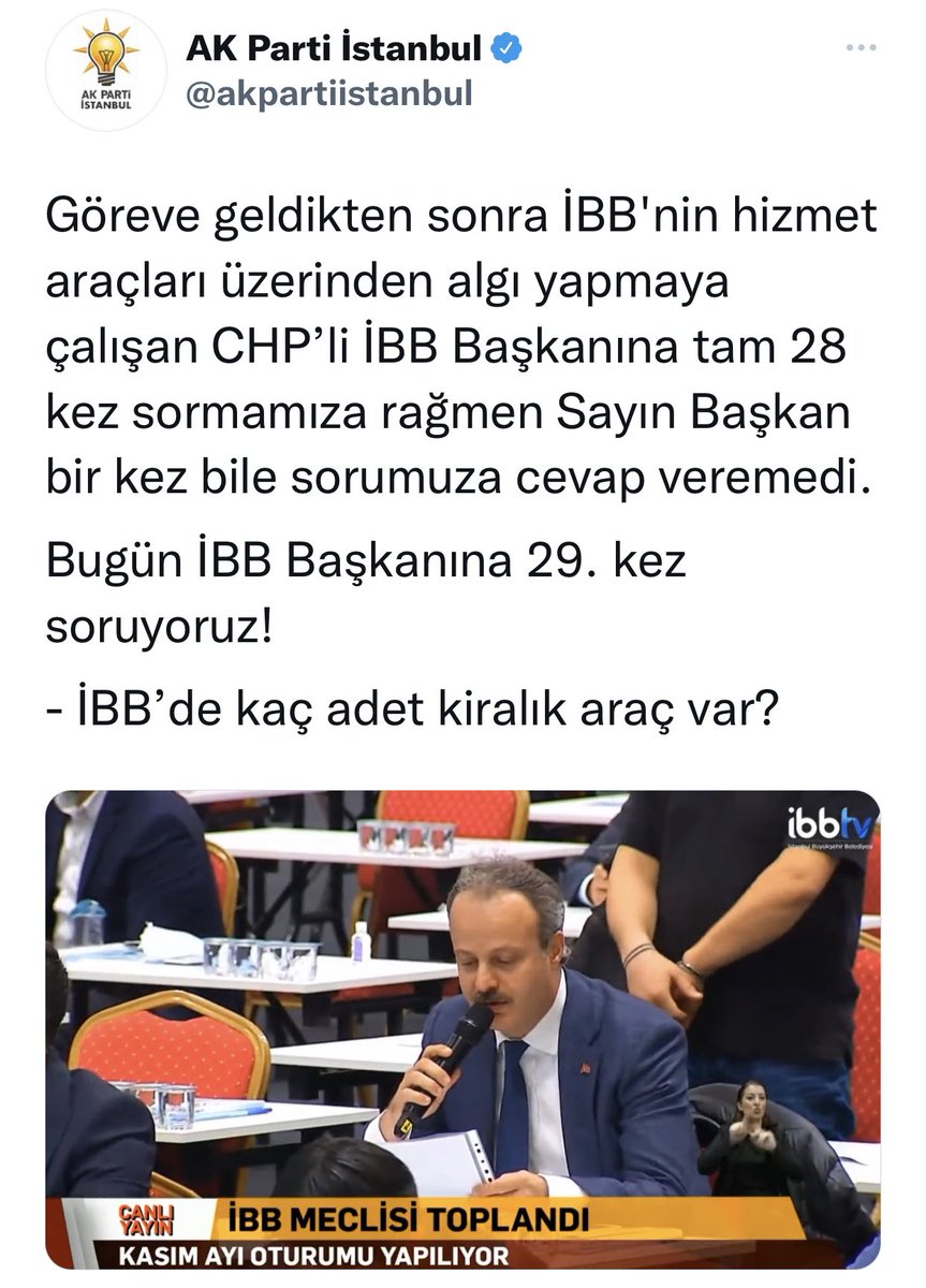 Mrt_Ongunnn's tweet photo. 2019’da araç sayısı 2432 iken
2021’de araç sayısı 1857’dir.

Ekrem İmamoğlu yönetiminde artan hizmet birimleri ve çeşitlerine rağmen araç sayısı 575 azalmıştır. Ayrıca 28 kez cevap verdik ama anlamamakta ısrarcısınız. 💁‍♂️ https://t.co/LUrbkmVm3b