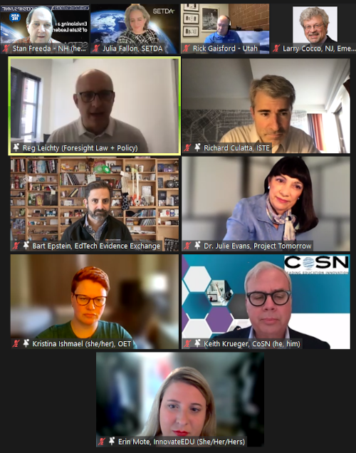 StanFreeda's tweet photo. Great panel of National #EdTech #Leaders at our @SETDA Leadership Summit.  #SETDA #NHEdTech #NHEducators.  Excited to hear what they share and engage with them. https://t.co/3htM4yg7yi