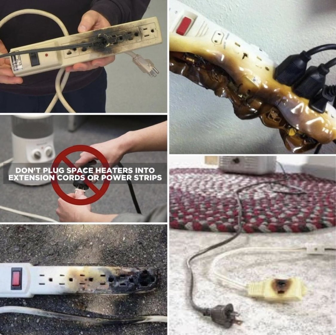 Tuscaloosa County EMA on X: #HeaterSafety - The weather is getting colder,  people are pulling out their space heaters. You should NEVER plug a heater  into a power strip or an extension