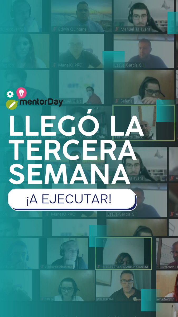 La tercera semana del programa #scaleupeuropa noviembre de #mentorday inició hoy. ¡Increíble lo que está por suceder esta última semana! 🚀 Agradecidos con @mentordaytfe por su gran mentoría y con nuestra red de compañeros emprendedores.