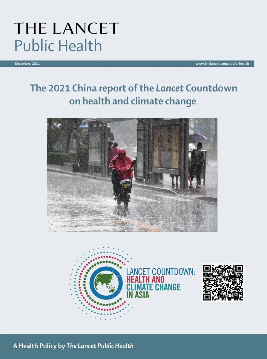 xcyale's tweet image. The 2021 China report of the Lancet Countdown on health and climate change: seizing the window of opportunity #LancetClimate21 thelancet.com/journals/lanpu…