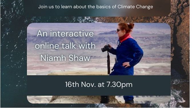 Westmeath Heritage (@wmeathheritge) on Twitter photo Let's talk basics - FREE online events with <a href="/Dr_Niamh_Shaw/">Dr. Niamh Shaw 🪐🌎☘️</a>
Niamh is a Scientist, Engineer, author & performer. She will explore what we mean by #ClimateChange, what the impacts are, and what we can do about it.
eventbrite.ie/e/lets-talk-ba…
<a href="/creativeirl/">Creative Ireland</a> <a href="/westmeathcoco/">Westmeath County Council</a> <a href="/whcclibrary/">Westmeath Libraries</a> Let's talk basics - FREE online events with <a href="/Dr_Niamh_Shaw/">Dr. Niamh Shaw 🪐🌎☘️</a>
Niamh is a Scientist, Engineer, author & performer. She will explore what we mean by #ClimateChange, what the impacts are, and what we can do about it.
eventbrite.ie/e/lets-talk-ba…
<a href="/creativeirl/">Creative Ireland</a> <a href="/westmeathcoco/">Westmeath County Council</a> <a href="/whcclibrary/">Westmeath Libraries</a>