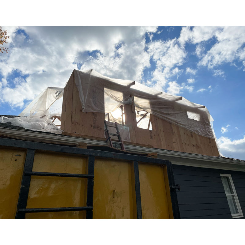 As this home gets a second story addition the walls go up and the roof goes on...

#secondstoryaddition #additions #architecture #designbuild #pdxarchitecture #pdxcontractor #pdxdesign #pdxremodel #portlandcontractor #remodel #remodelplan