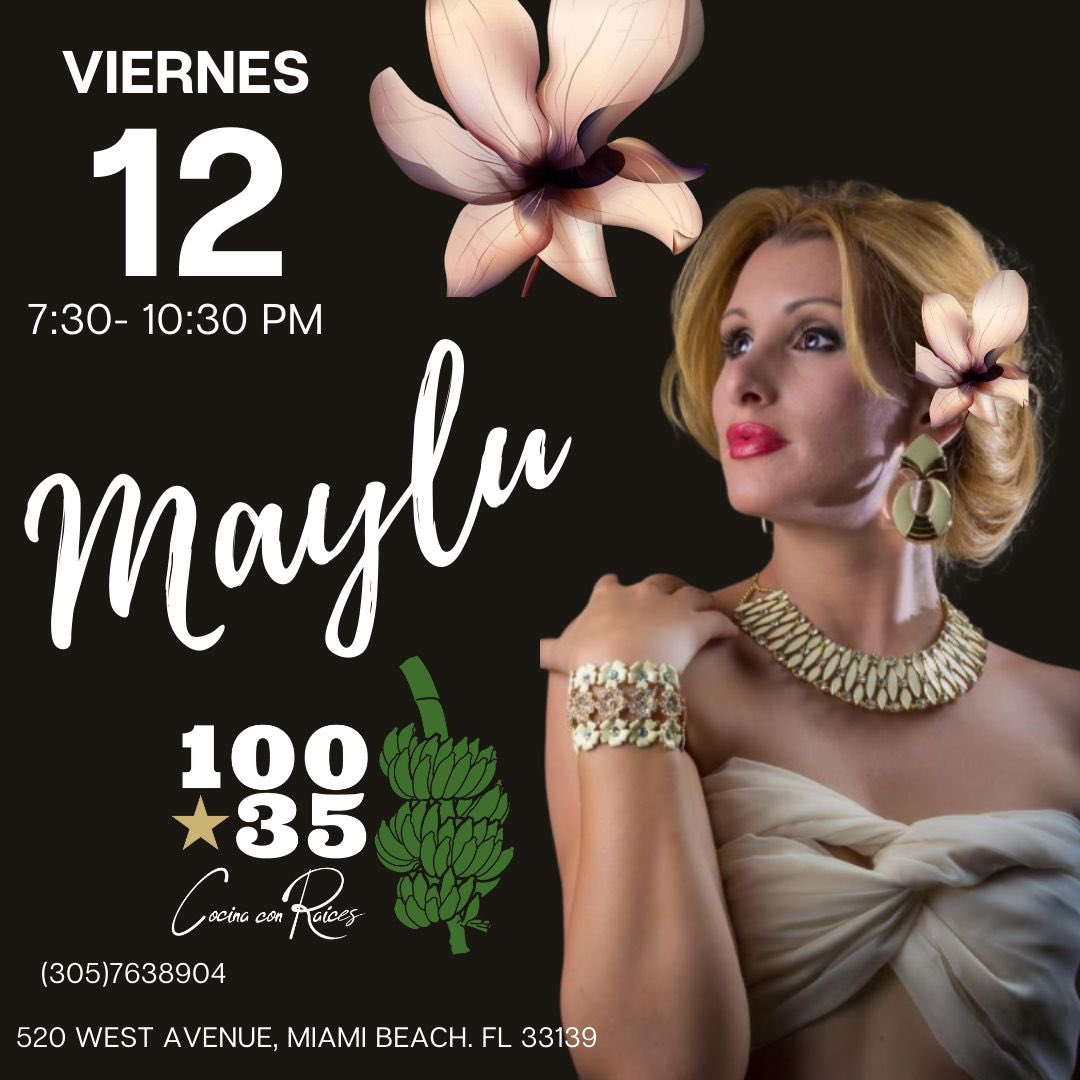 Maylucita's tweet photo. Mi gente bella, la cita, como cada mes, es este viernes 12 a las 7:30pm en el mejor restaurante boricua de Miami 100 x 35 Cocina Con Raíces
No cover!
Y con un querido y magnífico artista Pedro Bello Jr., con el cual tendré el gusto de compartir escena.
#miamidinner #miamiparty https://t.co/tAzu9sBFAY