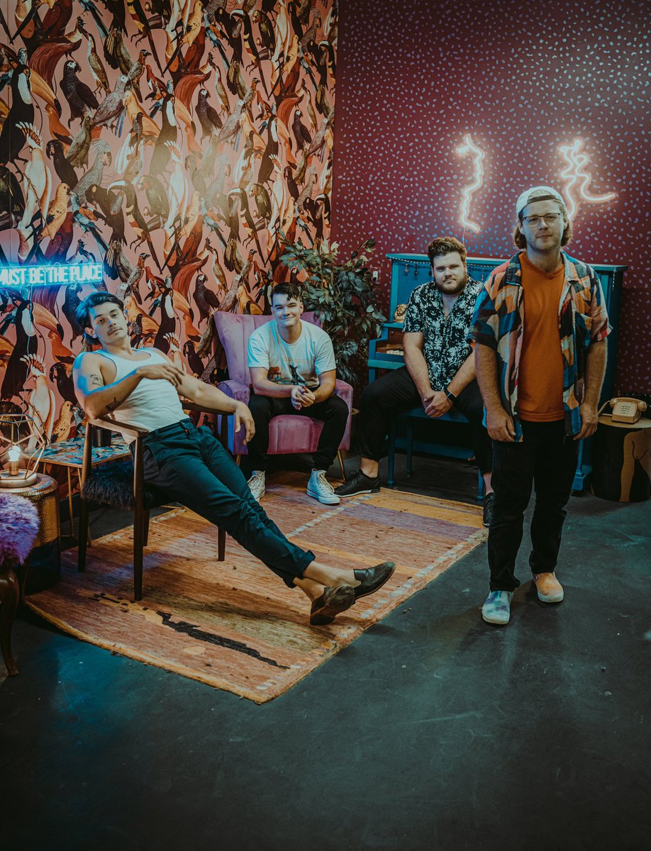 goodtermsband's tweet photo. New music dropping this Wednesday. It's a cover, it's gonna blow your mind, talk soon 😘 https://t.co/Ns1Dqxs2xM
