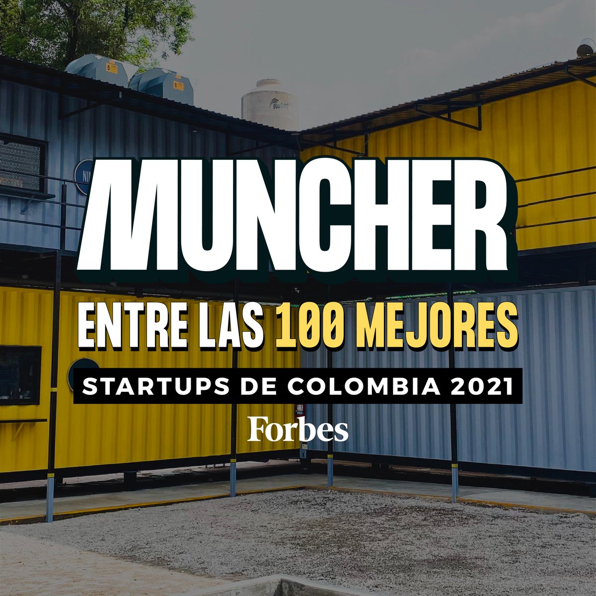 MuncherDK's tweet photo. ¡Estamos celebrando una gran noticia! @forbescolombia presentó las 100 mejores Startups de Colombia y nos llena de orgullo formar parte de este listado y estar en el top de las empresas emergentes, que están cambiando la historia de los negocios en Colombia y Latinoamérica. https://t.co/czXr56hPdh