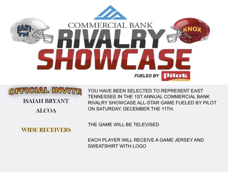 Extremely excited to be invited to the <a href="/rivalrythursday/">RIVALRY THURSDAY</a> all star game! Thank you for the opportunity!