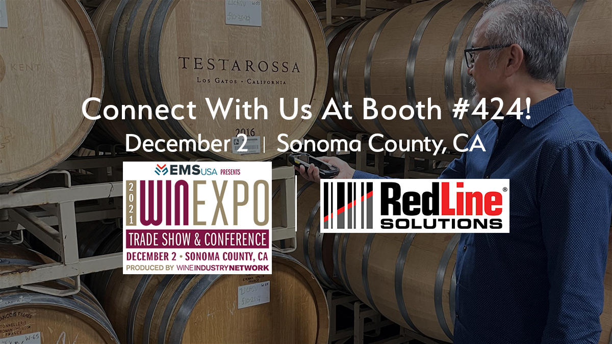 RedLineProduce's tweet image. RedLine Solutions is excited to attend the WINExpo, December 2 in Sonoma County, CA. Be sure to stop by booth #424 to explore our solutions. Learn more by visiting our virtual booth and be sure to use code RED424 when registering for a free expo pass: redlinesolutions.com/winexpo-2021-v…