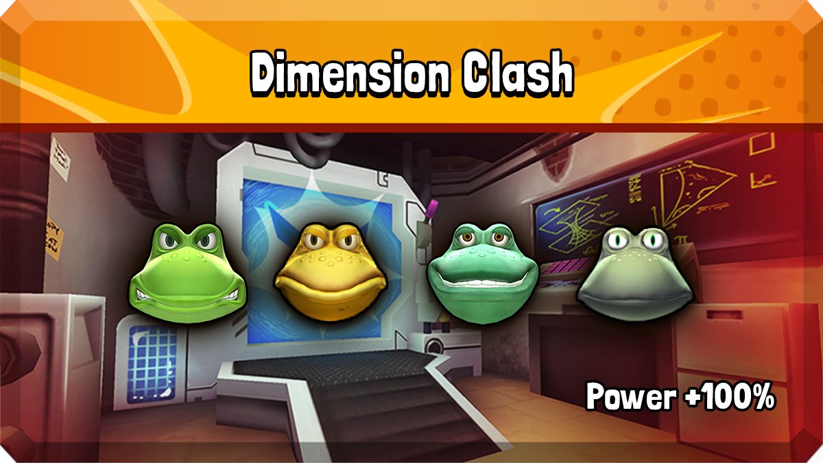 TMNTMadness's tweet photo. The Invasion of the Punk Frogs has returned!
Get +100% Power in PvP when using Attila, Genghis, Napoleon, and Rasputin!
#TMNTMutantMadness #TMNT #NinjaTurtles #PunkFrogs https://t.co/unRmTAA6Bi