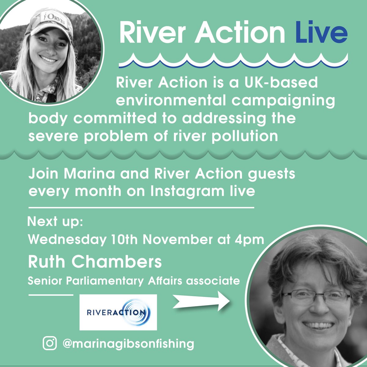 marinagibson25's tweet photo. Hi Everyone 🙋🏼♀️
I’m excited to link up with @ruthmchambers for the next @RiverActionUK Instagram live this Wednesday at 4pm. It will be fascinating to hear Ruth’s take on the parliamentary ping-pong debates on #Sewage pollution.
#riveractionuk #endsewagepollution #sewagescandal https://t.co/Jr1KkLaZhg
