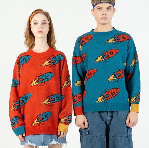 Retro Rocket Sweaters bit.ly/3o6TkBj #sweaters #space #sweaterweather #winteriscoming #christmas2021 #fallfashion #giftideas #giftguide #staywarm #space #rockets